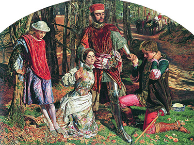 Valentine Rescuing Sylvia from Proteus William Holman Hunt